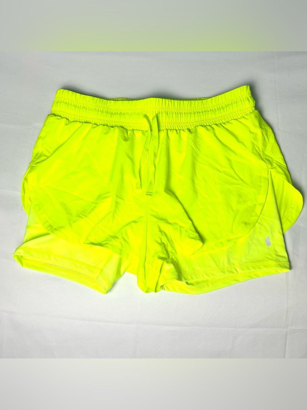 Soothfeel Shorts Womens XLarge Neon Yellow Running Athleisure Soft Flowy